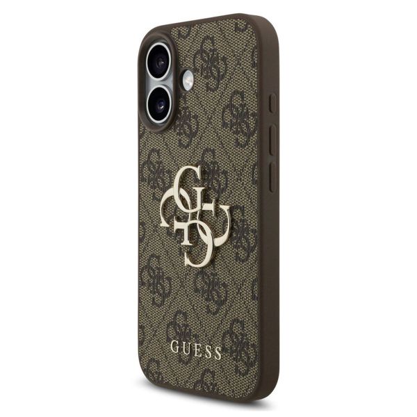 Guess 4G Metal Logo Backcover Apple iPhone 17 - Bruin