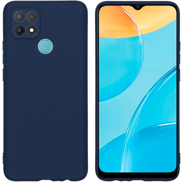 imoshion Color Backcover Oppo A15 - Donkerblauw