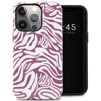 Selencia Vivid Tough Backcover Apple iPhone 13 Pro - Trippy Swirl Dark Rose