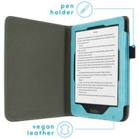 imoshion Vegan Leather Bookcase Kobo Clara HD - Lichtblauw