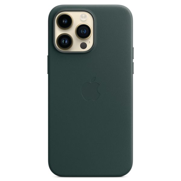 Apple Leather Backcover MagSafe Apple iPhone 14 Pro Max - Forest Green