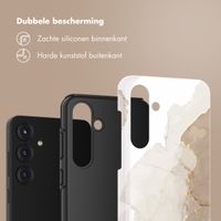 Selencia Vivid Backcover Samsung Galaxy S25 Plus - Marble Light Brown