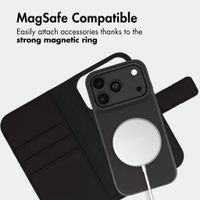 imoshion Detachable 2-in-1 Luxury Wallet Case Apple iPhone 18 Pro / 17 Pro - Black