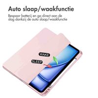 imoshion Trifold Hardcase Bookcase Apple iPad Air 13 inch (2025) M3 / (2024) M2 - Roze