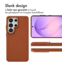 Accezz MagSafe Leather Backcover Samsung Galaxy S26 Ultra - Sienna Brown