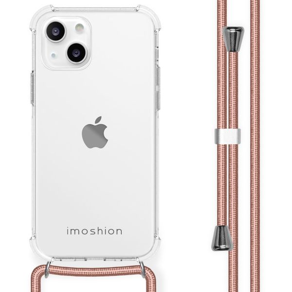 imoshion Backcover met koord iPhone 13 Mini - Rosé Goud