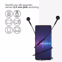 imoshion Oordopjes - Bedrade oordopjes - Met AUX / 3,5 mm Jack aansluiting - Zwart