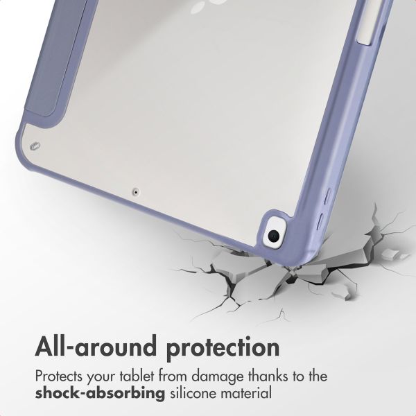 imoshion Origami Bookcase Apple iPad 9 (2021) 10.2 inch / iPad 8 (2020) 10.2 inch / iPad 7 (2019) 10.2 inch - Lavender