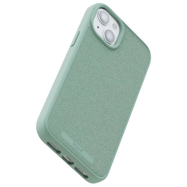 Njorð Collections Fabric MagSafe Case iPhone 15 Plus - Turquoise