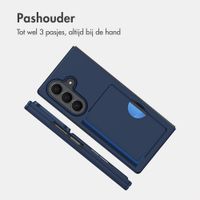 imoshion Backcover met pashouder Samsung Galaxy Z Fold 8 Ultra - Donkerblauw