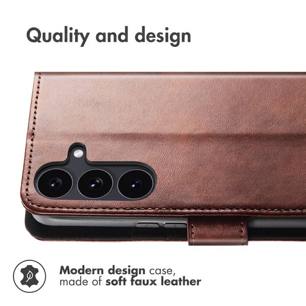imoshion Luxury Bookcase Samsung Galaxy S26 FE - Dark Brown