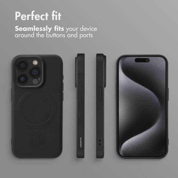 imoshion Colour Back Cover with MagSafe Apple iPhone 15 Pro - Black