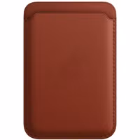 Apple Leather Wallet MagSafe (Apple Wallet 2nd generation) - Met ingebouwde AirTag functie - Umber