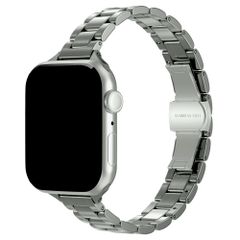 Selencia Slim Steel schakelbandje Apple Watch | 38/40/41/42 mm - Zilver