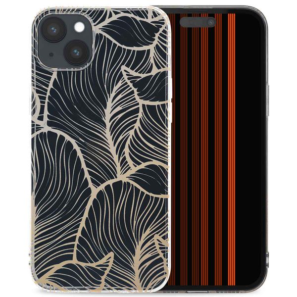 imoshion Design hoesje iPhone 15 Plus - Golden Leaves