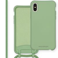 imoshion Color Backcover met afneembaar koord iPhone Xs / X - Groen