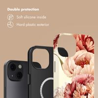 Selencia Vivid Back Cover with MagSafe Apple iPhone 13 - Vintage Peony