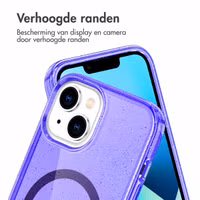 imoshion Sparkle Backcover met MagSafe Apple iPhone 14 - Glitter Paars
