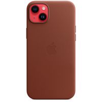 Apple Leather Back Cover with MagSafe Apple iPhone 14 Plus - Umber
