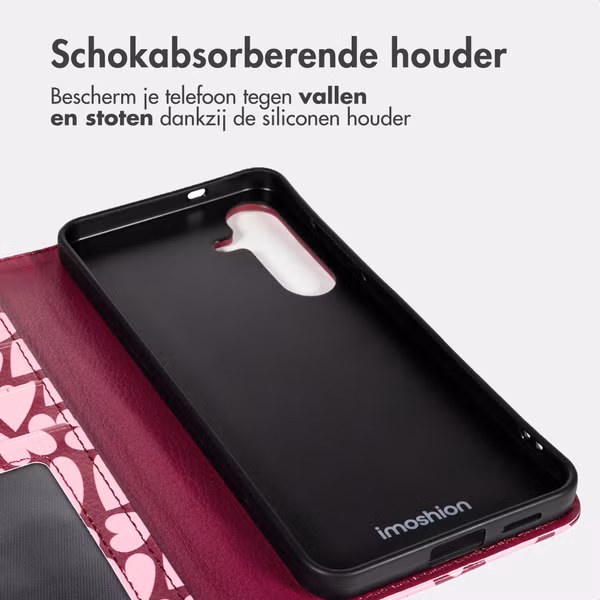 imoshion Design Bookcase Samsung Galaxy S25 FE - Hearty Blush
