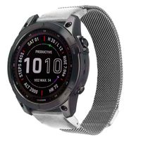 imoshion QuickFit® Milanees bandje Garmin Watch | 20 mm aansluiting - Zilver