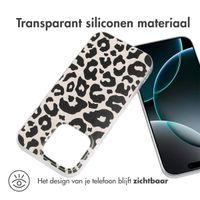imoshion Design hoesje Apple iPhone 16 Pro - Leopard Transparent