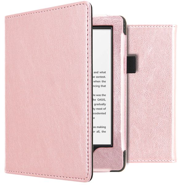 imoshion Vegan Leather Bookcase Amazon Kindle 10 - Rosé Goud