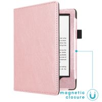 imoshion Vegan Leather Bookcase Amazon Kindle 10 - Rosé Goud