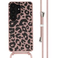 imoshion Siliconen design hoesje met koord Samsung Galaxy S26 Ultra - Animal Pink