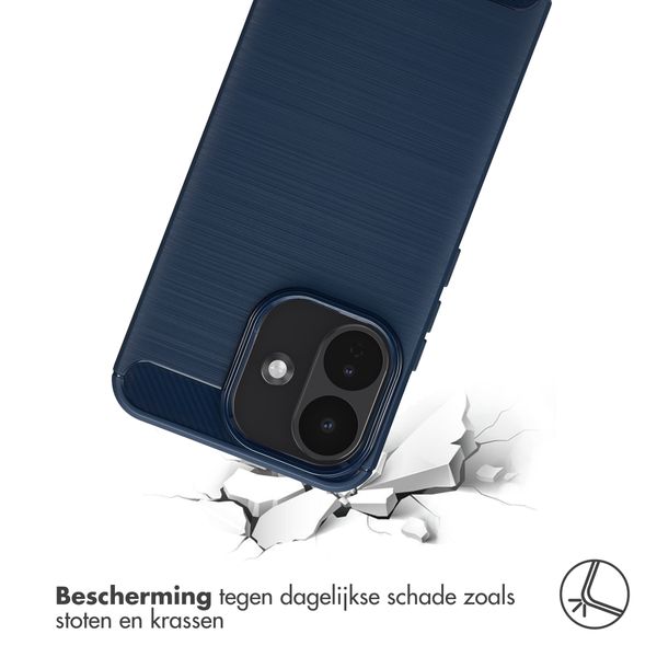 imoshion Brushed Backcover Xiaomi Redmi Note 17 Pro - Donkerblauw