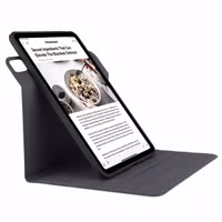 Pipetto Origami No5 Rotating Folio Case Apple iPad Pro 13 (2024) M4 - Zwart