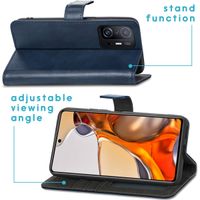 imoshion Luxe Bookcase Xiaomi 11T (Pro) - Donkerblauw