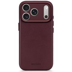 Decoded Leather Backcover MagSafe Apple iPhone 17 Pro Max - Burgundy