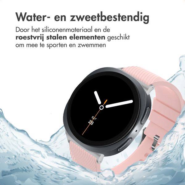 imoshion Flexibel Siliconen bandje Samsung Galaxy Watch 9 (40/44mm) / Watch 8 (40/44mm) / Classic (46mm) - Roze