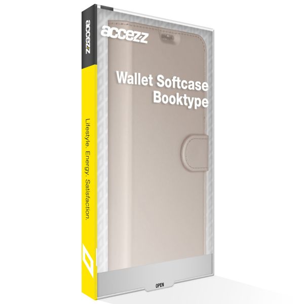 Accezz Wallet Softcase Bookcase Apple iPhone 11 Pro - Goud