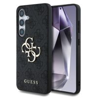Guess 4G Metal Logo Backcover Samsung Galaxy S25 Plus - Zwart