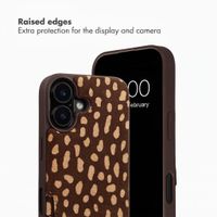 Selencia Nova Real Leather Back Cover with Card Holder Apple iPhone 16 - Fawn Chic