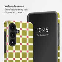 Selencia Vivid Backcover met MagSafe Samsung Galaxy S26 - Check This Olive
