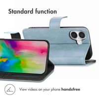 imoshion Luxury Bookcase Apple iPhone 16 - Air Blue