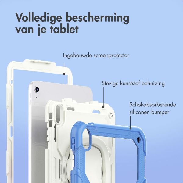 imoshion Rugged Kidsproof Backcover Apple iPad 11 (2025) 11 inch A16 / iPad 10 (2022) 10.9 inch - Blauw