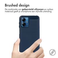 imoshion Brushed Backcover Motorola Moto G14 - Donkerblauw