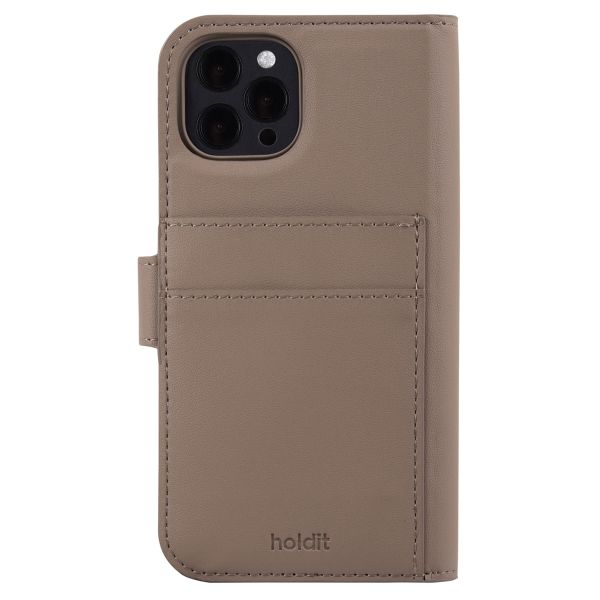 Holdit Wallet Case Magnet Plus Apple iPhone 12 (Pro) - Mocha Brown