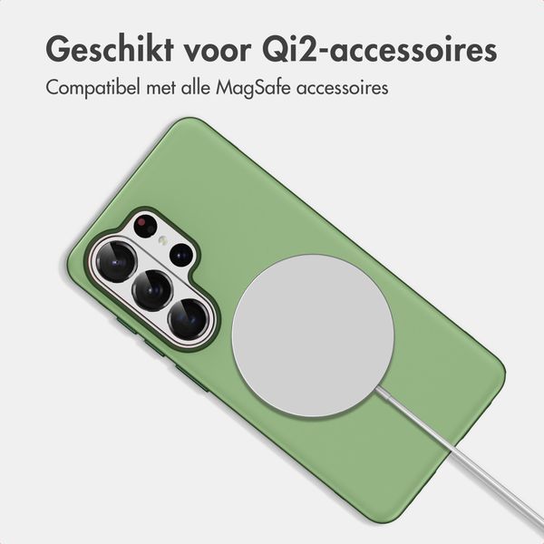 imoshion Color Backcover met Thin MagSafe Ring Samsung Galaxy S26 Ultra - Donkergroen