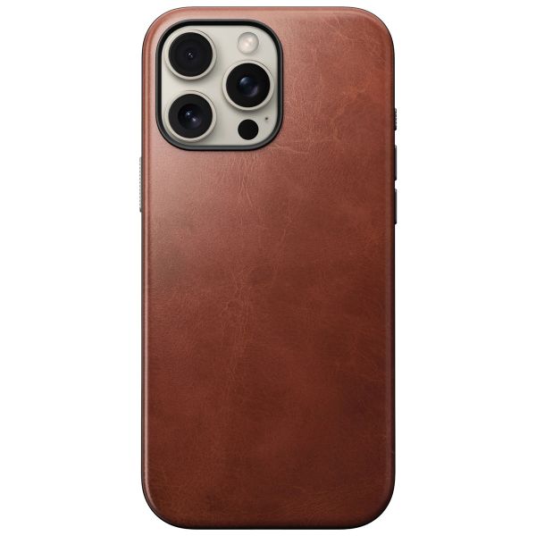 Nomad Modern Horween Leather Case iPhone 16 Pro Max - Olde Dublin