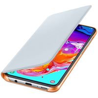 Samsung Originele Wallet Bookcase Samsung Galaxy A70 - Wit