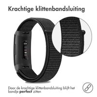 imoshion Nylon bandje Fitbit Charge 3 / 4 - Zwart