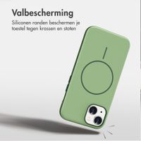 imoshion Color Backcover met Thin MagSafe Ring Apple iPhone 14 / 13 - Donkergroen