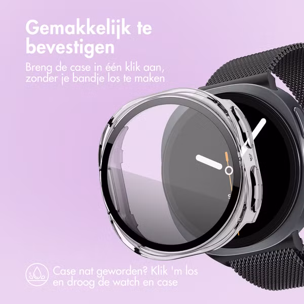 imoshion Full Cover Hardcase Samsung Galaxy Watch 8 (44 mm) - Transparant