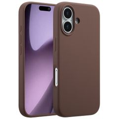 Accezz Liquid Silicone Back Cover with MagSafe Apple iPhone 17 - New Tea Brown