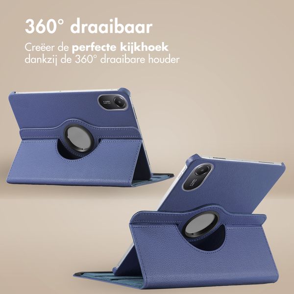 imoshion 360° draaibare Bookcase Xiaomi Redmi Pad 2 - Donkerblauw